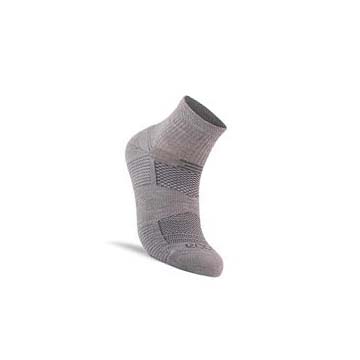 Women's Ecco Performance Quarter Socks Grey | USA 431BEX